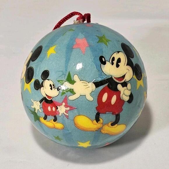 Other - 3.5" Vintage Walt Disney Company Mickey Mouse Kurt S Adler Santas World Ornament
